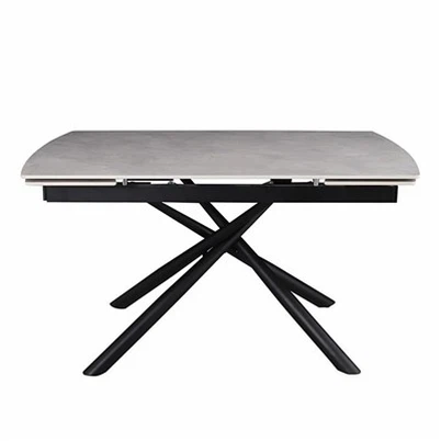 Mesa de jantar escalável em laje de rocha