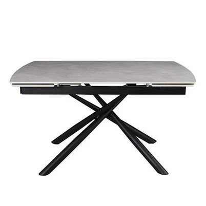 Mesa de jantar escalável em laje de rocha